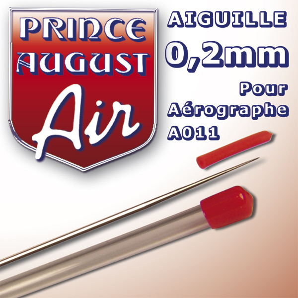 Prince August  AA002 - Aiguille 0,2 pour aérographe A011