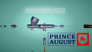 Aérographe double action A112 PAA112 PRINCE AUGUST
